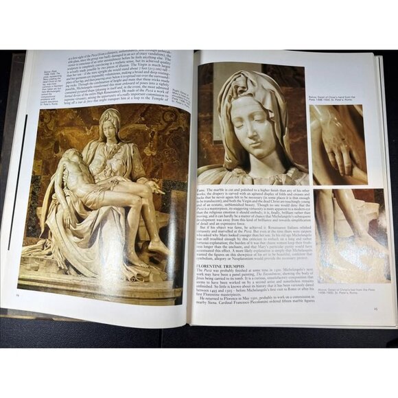 Art of Michelangelo by Nathaniel Harris (1989, Hardcover) - Picture 4 of 5